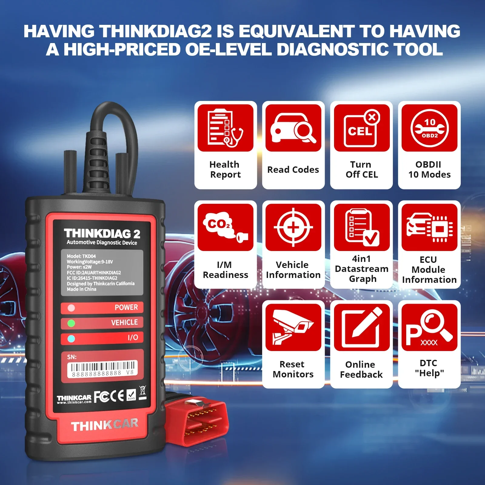 Scanner Automotivo Premium 202 - Car Diagnostic Tool avaliação e preço